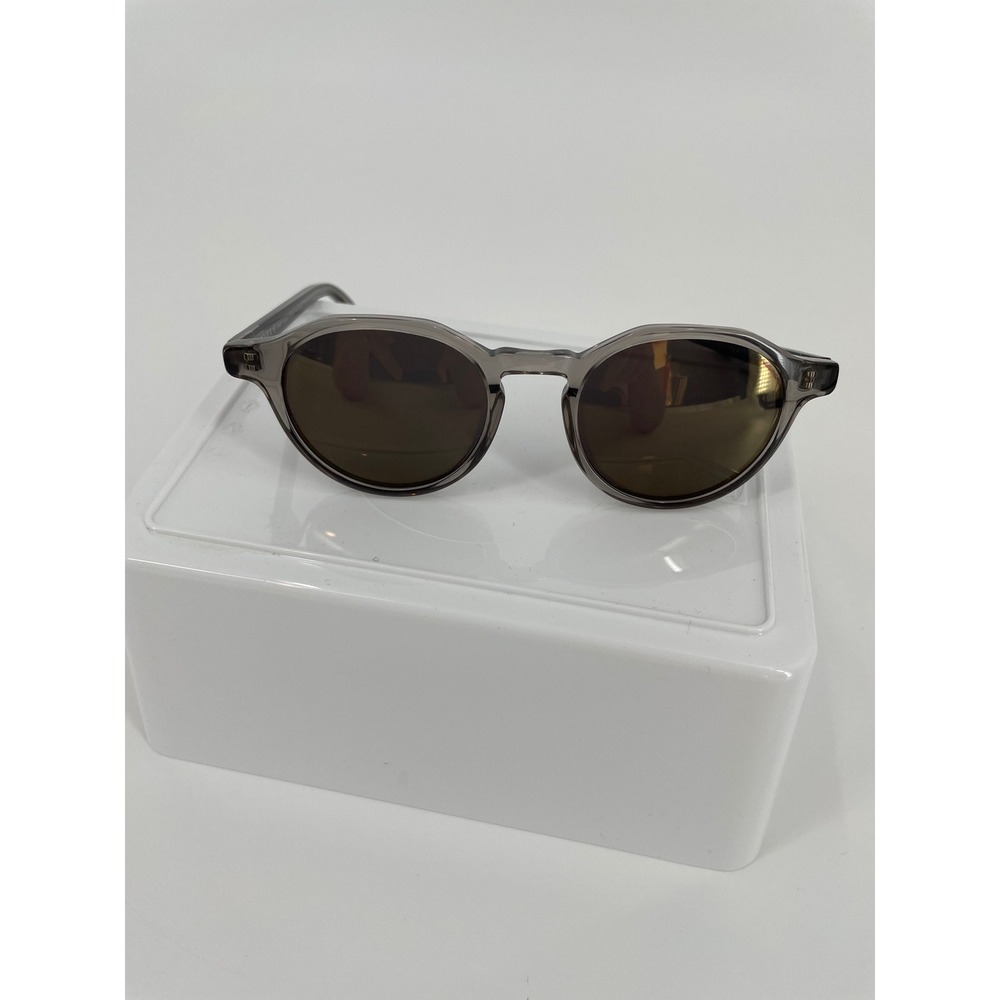 Zivah Spark Glacier Bronze Polarized Round Sunglasses 47 19 145 with Case